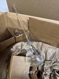 Crisa Moderno Handblown Glassware 14 Piece Fruit Punch Bowl Set