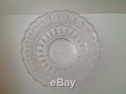 Crystal Clear Industries 24% Lead Crystal Large Round Punch Bowl Made in Poland