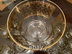 Culver Valencia Punch Bowl Set with11 Cups