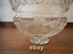 Custom PGA Toar Waterford Crystal Kings Punch Bowl