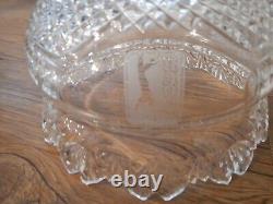 Custom PGA Toar Waterford Crystal Kings Punch Bowl