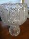 Cut Glass/Crystal Centerpiece Punch Bowl On Stand 8.5 inch