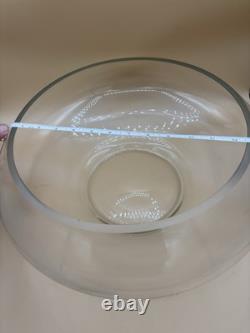 Cut Glass Punch Bowl Set of 22 From Italy Murano RARE 2 Sizes Cups 1970's MCM