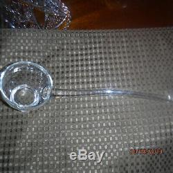 Cut Glass Punch Bowl, Stand And Glass Ladel