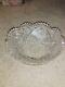 Czech Bohemia 8 inch Star-Cut Crystal Glass Bowl