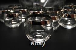 Dorothy Thorpe Silver Punch Bowl Set