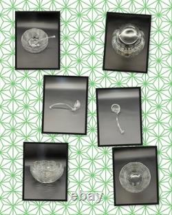 Duncan Miller Caribbean Clear Punch Bowl With Glass Ladle