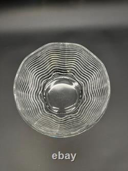 Duncan Miller Caribbean Clear Punch Bowl With Glass Ladle