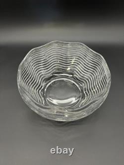 Duncan Miller Caribbean Clear Punch Bowl With Glass Ladle