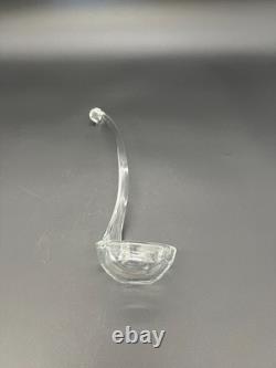 Duncan Miller Caribbean Clear Punch Bowl With Glass Ladle