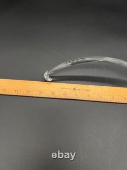 Duncan Miller Caribbean Clear Punch Bowl With Glass Ladle