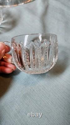 Duncan & Miller Mardi Gras Punch Bowl Set with 12 Cups