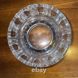 Duncan & Miller Punch Bowl & Base. 12 Tall (includes Base) X 14Pressed Glass