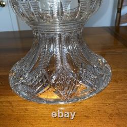 Duncan & Miller Punch Bowl & Base. 12 Tall (includes Base) X 14Pressed Glass