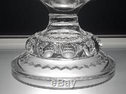 EAPG Adams US Glass XLCR Large Flared Orange Bowl Excelsior Kings Crown Punch