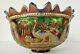 EAPG Northwood Carnival Glass Peacock at the Fountain 11 Punch Bowl VERY RARE