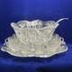 EUC L. E. Smith Vintage 13 Piece Punch Bowl Set Galaxy Pattern 10 Cups & Ladle