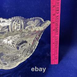 EUC L. E. Smith Vintage 13 Piece Punch Bowl Set Galaxy Pattern 10 Cups & Ladle