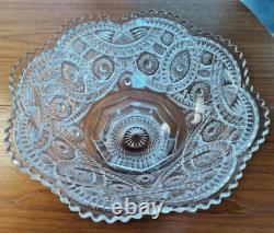 EXCEPTIONAL! VINTAGE CRYSTAL PUNCH BOWL Beautiful! 12inch No Chips. No Dings