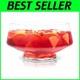 Elegant Footed Glass Punch Bowl for Cocktails, 2.5gal