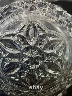 Exquisite American Brilliant Punch Bowl Set