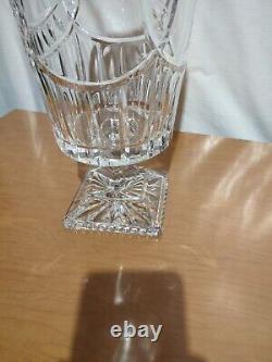 Extra Large Cut Crystal Punch/Lemonade Bowl With Lid