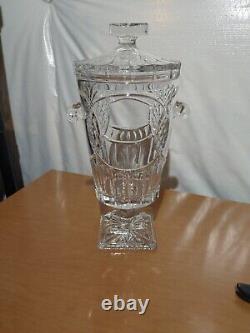 Extra Large Cut Crystal Punch/Lemonade Bowl With Lid