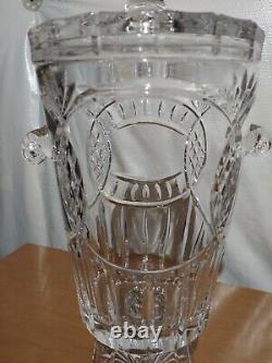 Extra Large Cut Crystal Punch/Lemonade Bowl With Lid