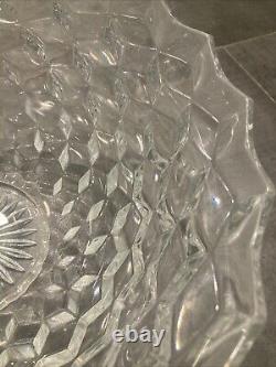 Extra Large Fostoria 2056 American? Clear Punch Bowl Over 18Dia. Very Heavy