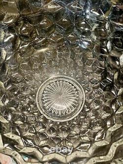 Extra Large Fostoria 2056 American? Clear Punch Bowl Over 18Dia. Very Heavy