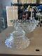 Extra Large Fostoria American Clear 18? Punch Bowl and Stand Set