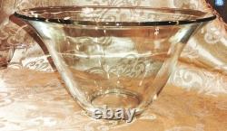 Extremely Rare Mid-Century Modern Punch Bowl Set with Platter and 10 Cups