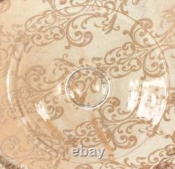 Extremely Rare Mid-Century Modern Punch Bowl Set with Platter and 10 Cups