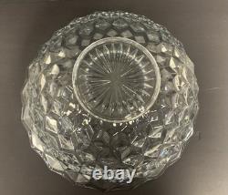 FOSTORIA AMERICAN PUNCH BOWL 18 1/2 WITH HIGH FOOT BASE with 8 CUPS & LADEL