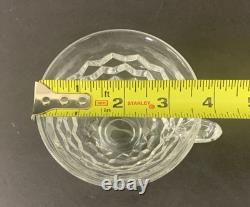 FOSTORIA AMERICAN PUNCH BOWL 18 1/2 WITH HIGH FOOT BASE with 8 CUPS & LADEL