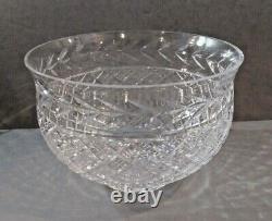 Fabulous Stunning Waterford Crystal Glandore Punch Centerpiece Bowl MG