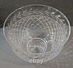 Fabulous Stunning Waterford Crystal Glandore Punch Centerpiece Bowl MG