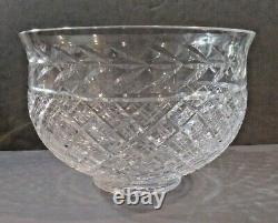 Fabulous Stunning Waterford Crystal Glandore Punch Centerpiece Bowl MG