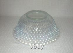 Fenton French Opalescent Hobnail 13 Pc Punch Set withBowl, Underplate & 11 Cups