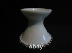 Fenton Silver Crest Punch Bowl And Base