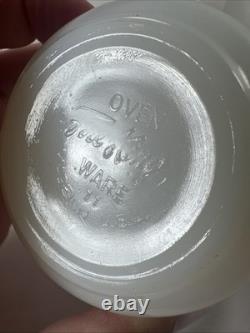 Fire King Tom Jerry Punch Bowl Set 11 Mugs Glass Holiday Egg Nog Red White