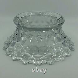 Fostoria American 14 inch Punch Bowl with Base With 12 Punch Cups