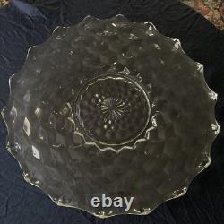 Fostoria American 19.5Torte Plate Punch Bowl Underplatescarce