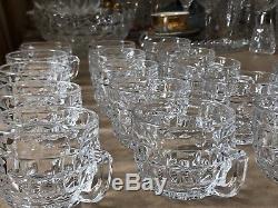 Fostoria American Clear Punch Bowl Cups