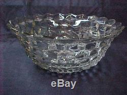 Fostoria American Crystal Glass 18 Punch Bowl