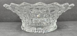 Fostoria American Large Centerpiece Bowl with Rays 2056 #239 Punch Bowl Foot
