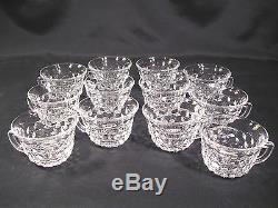 Fostoria American Punch Bowl 14 12 Cups Matching Glass Ladle