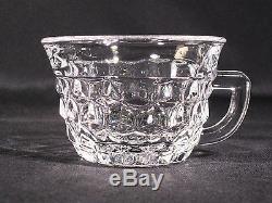 Fostoria American Punch Bowl 14 12 Cups Matching Glass Ladle