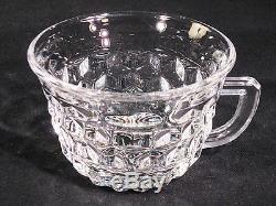 Fostoria American Punch Bowl 14 12 Cups Matching Glass Ladle