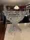 Fostoria American Punch Bowl With High Foot Base Clear Glass As Is Condition